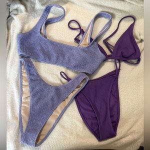 PacSun Purple and Lavender Bikini Set